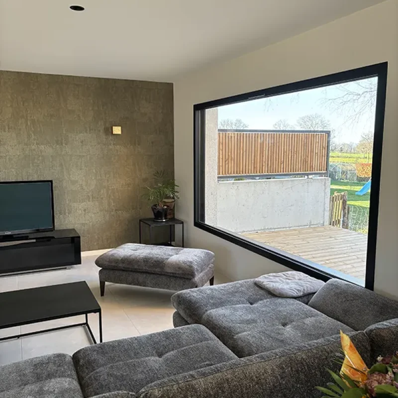 Panneau bois - realisation maison architecte rodez 3